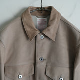 NICENESS LAMB SUEDE TRACKER JACKET "MACLEAN"