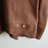 NICENESS DEER LEATHER TRACKER JACKET "AUTHUR"