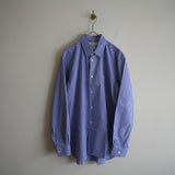 COMME des GARCONS SHIRT FOREVER SHAPE1 WIDE CLASSIC SHIRT CHECK3 BLUE
