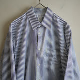 COMME des GARCONS SHIRT FOREVER SHAPE1 WIDE CLASSIC SHIRT STRIPE4