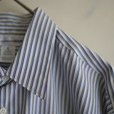 COMME des GARCONS SHIRT FOREVER SHAPE1 WIDE CLASSIC SHIRT STRIPE4