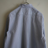 COMME des GARCONS SHIRT FOREVER SHAPE1 WIDE CLASSIC SHIRT STRIPE4