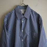 COMME des GARCONS SHIRT FOREVER SHAPE1 WIDE CLASSIC SHIRT STRIPE3