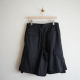 COMME des GARCONS SHIRT POLY WOOL PIN STRIPE SHORT PANTS