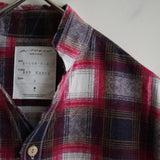 BLACKBIRD CUT OFF FLANNEL WORK SHIRT