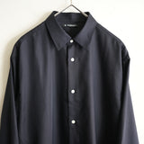 MAATEE&SONS 改H WOOL SHORT POINT SHIRT NAVY