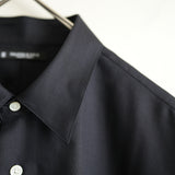 MAATEE&SONS 改H WOOL SHORT POINT SHIRT NAVY
