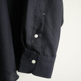 MAATEE&SONS 改H WOOL SHORT POINT SHIRT NAVY