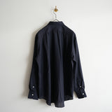 MAATEE&SONS 改H WOOL SHORT POINT SHIRT NAVY
