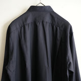MAATEE&SONS 改H WOOL SHORT POINT SHIRT NAVY