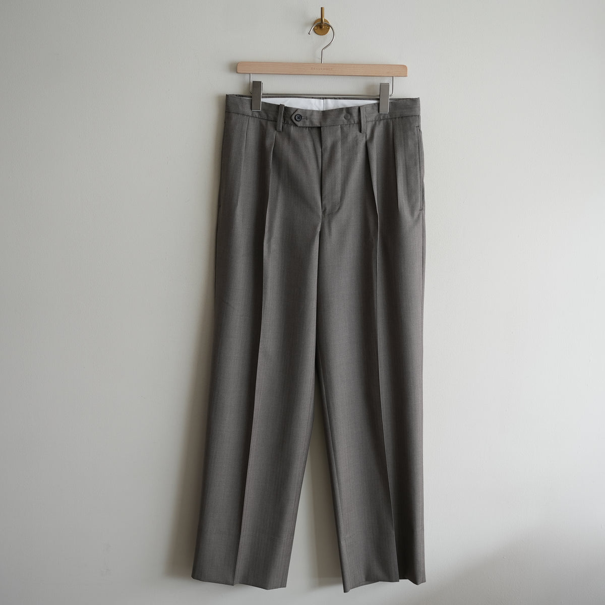 MAATEE&SONS FOREVER SLACKS BEIGE