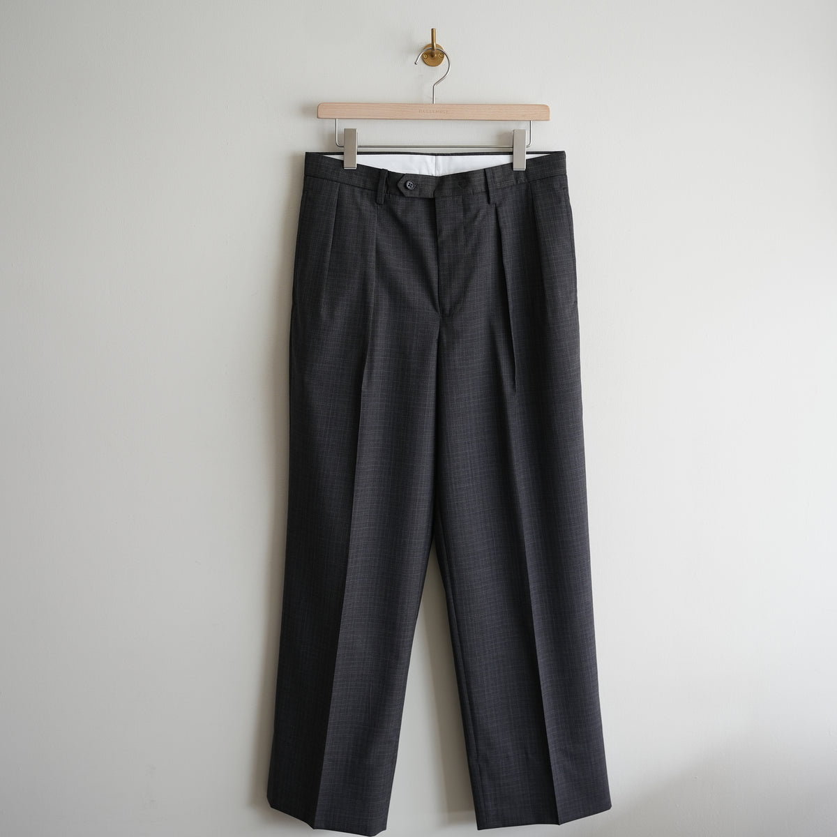 MAATEE&SONS FOREVER SLACKS CHARCOAL