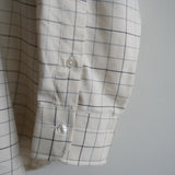 MAATEE&SONS COTTON SILK SHORT POINT SHIRT