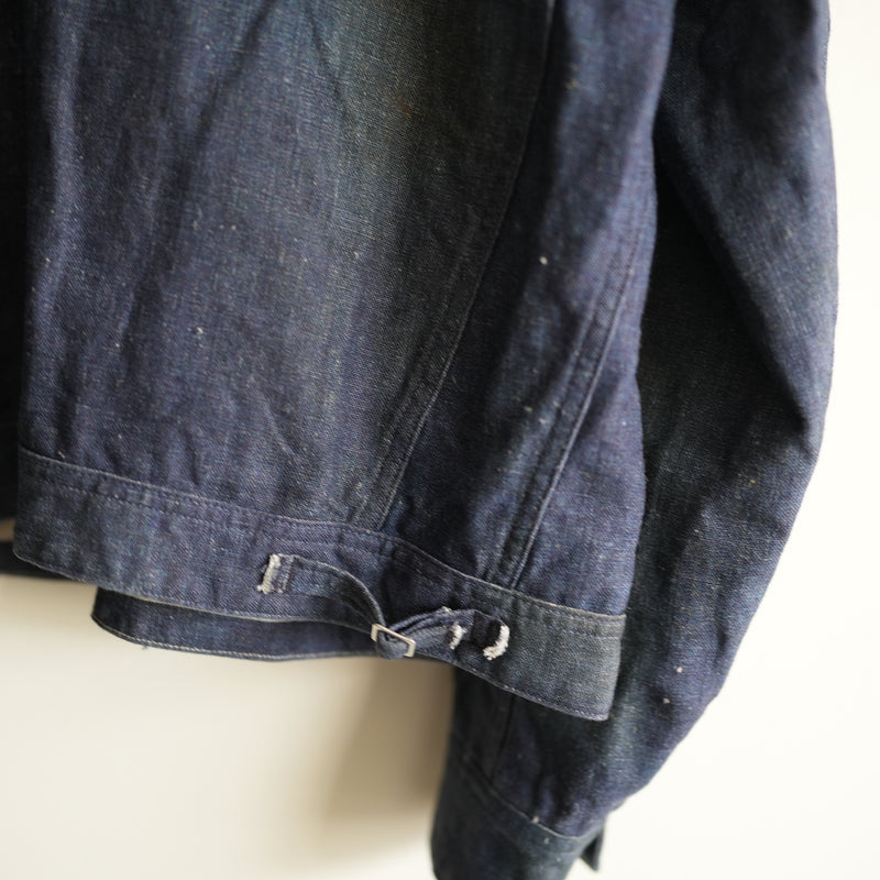 NICENESS PRINTED LINEN CANVAS SHORT JACKET 