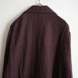 BLACKBIRD 3 BUTTONS SHIRT JACKET PINK CHECK