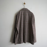 BLACKBIRD 3 BUTTONS SHIRT JACKET BEIGE CHECK