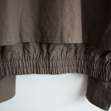 daisuke tanabe ventile cotton short blouson "asbel" khaki