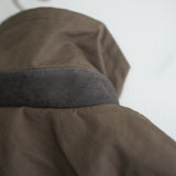 daisuke tanabe ventile cotton short blouson "asbel" khaki