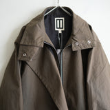 daisuke tanabe ventile cotton short blouson "asbel" khaki