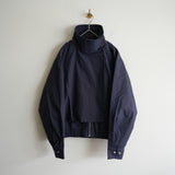 daisuke tanabe ventile cotton short blouson "asbel" navy