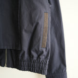 daisuke tanabe ventile cotton short blouson "asbel" navy