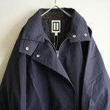 daisuke tanabe ventile cotton short blouson "asbel" navy