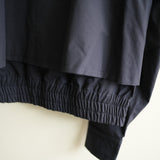 daisuke tanabe ventile cotton short blouson "asbel" navy