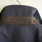 daisuke tanabe ventile cotton short blouson "asbel" navy