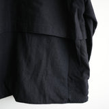 ANCELLM WOOL HALF JACKET BLK