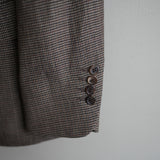 NICENESS WOOL LINEN V-FOLK JACKET "B.WOBBLE"