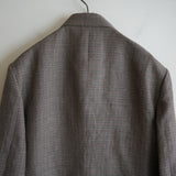 NICENESS WOOL LINEN V-FOLK JACKET "B.WOBBLE"