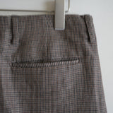 NICENESS WOOL LINEN FLYING V TROUSER "B.WISHBONE" MOCHA