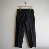 NICENESS WOOL HEMP FLYING V TROUSER "H.WISHBONE"