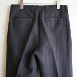 NICENESS WOOL HEMP FLYING V TROUSER "H.WISHBONE"
