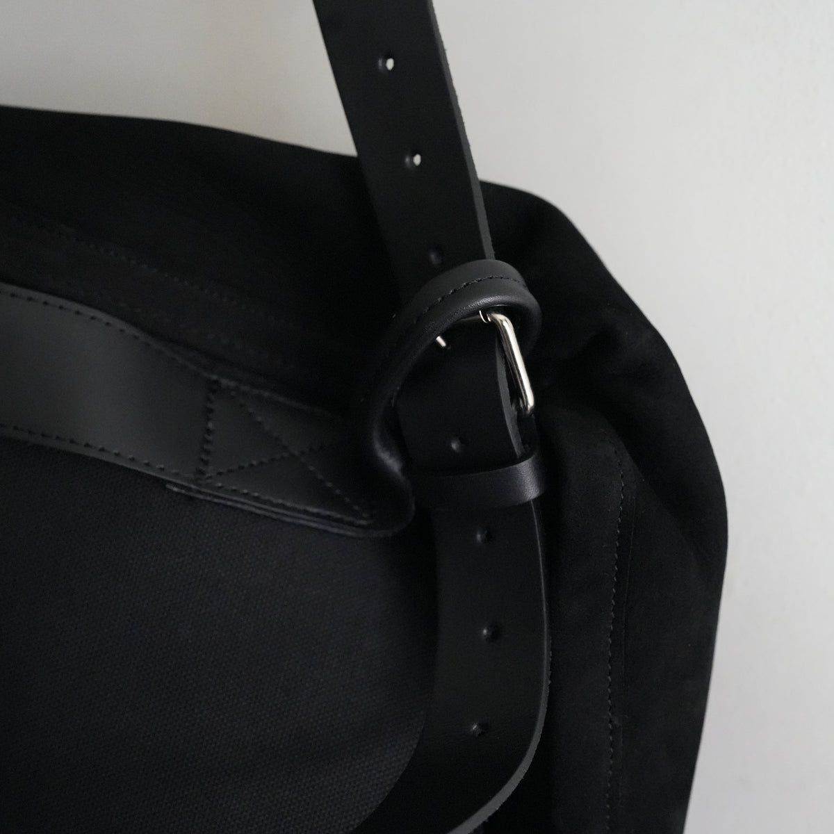 ANCELLM SUEDE SHOULDER BAG