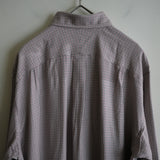 MAATEE&SONS RAYON SILK OVER SHIRT PINKGRAY