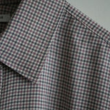 MAATEE&SONS RAYON SILK OVER SHIRT PINKGRAY