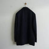 ULTERIOR CHAMBRAY SOFT MELTON DB JKT NAVY