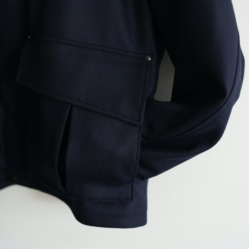 ULTERIOR SUPER FINE LIGHT MELTON FATIGUE JACKET