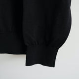 Yonetomi NEW BASIC WASHABLE V-NECK SWEATER BLACK