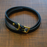 YOKO SAKAMOTO STANDARD LEATHER BELT SLIM(18㎜)