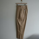 AMC COTTON TWILL WIDE TAPERED TROUSER "KEITH"