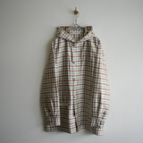 NICENESS SILK CHECK TAFETA SHELL PARKA "LEVENE"