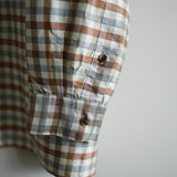 NICENESS SILK CHECK TAFETA SHELL PARKA "LEVENE"