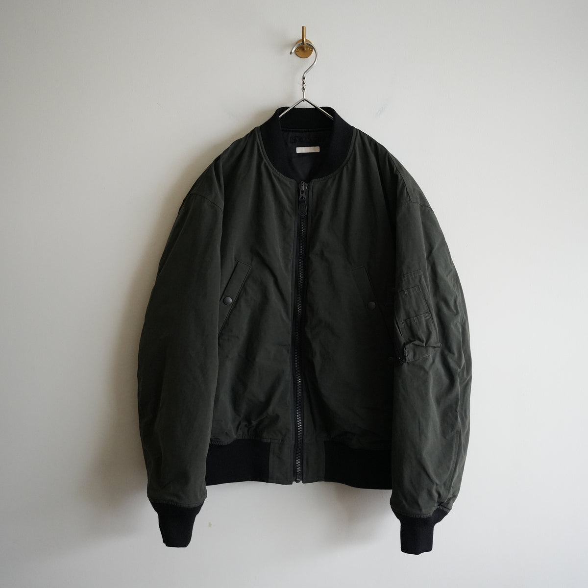 ULTERIOR WAXED WEATHER FLIGHT JKT GREEN