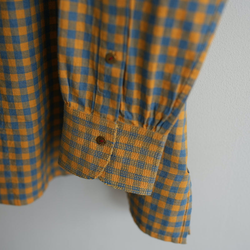 MAATEE&SONS COTTON CHECK KADHI SHIRT GUPTA