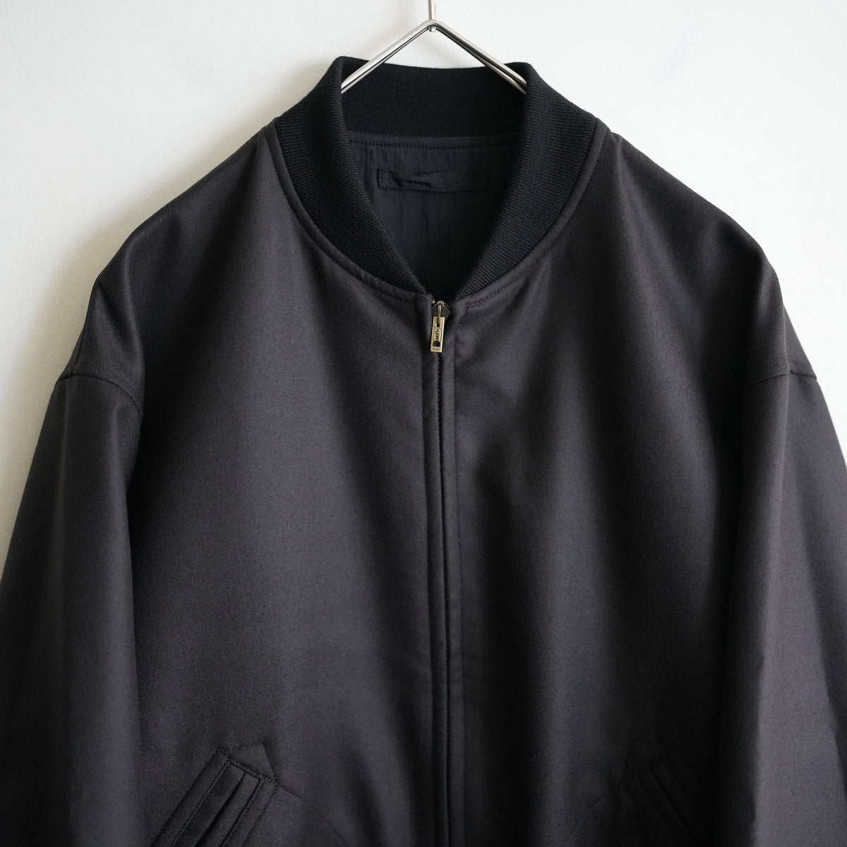 ULTERIOR SUPER FINE LIGHT MELTON CADET JACKET