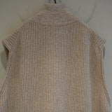 The DUFFER N NEPHEWS MELANGE DRIVERS KNIT VEST "OPIHR" ECRU