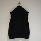 The DUFFER N NEPHEWS MELANGE DRIVERS KNIT VEST "OPIHR" CHARCOAL