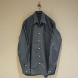 The DUFFER N NEPHEWS DETACHABLE COLLAR DRESS SHIRT "GALLO" BLUE